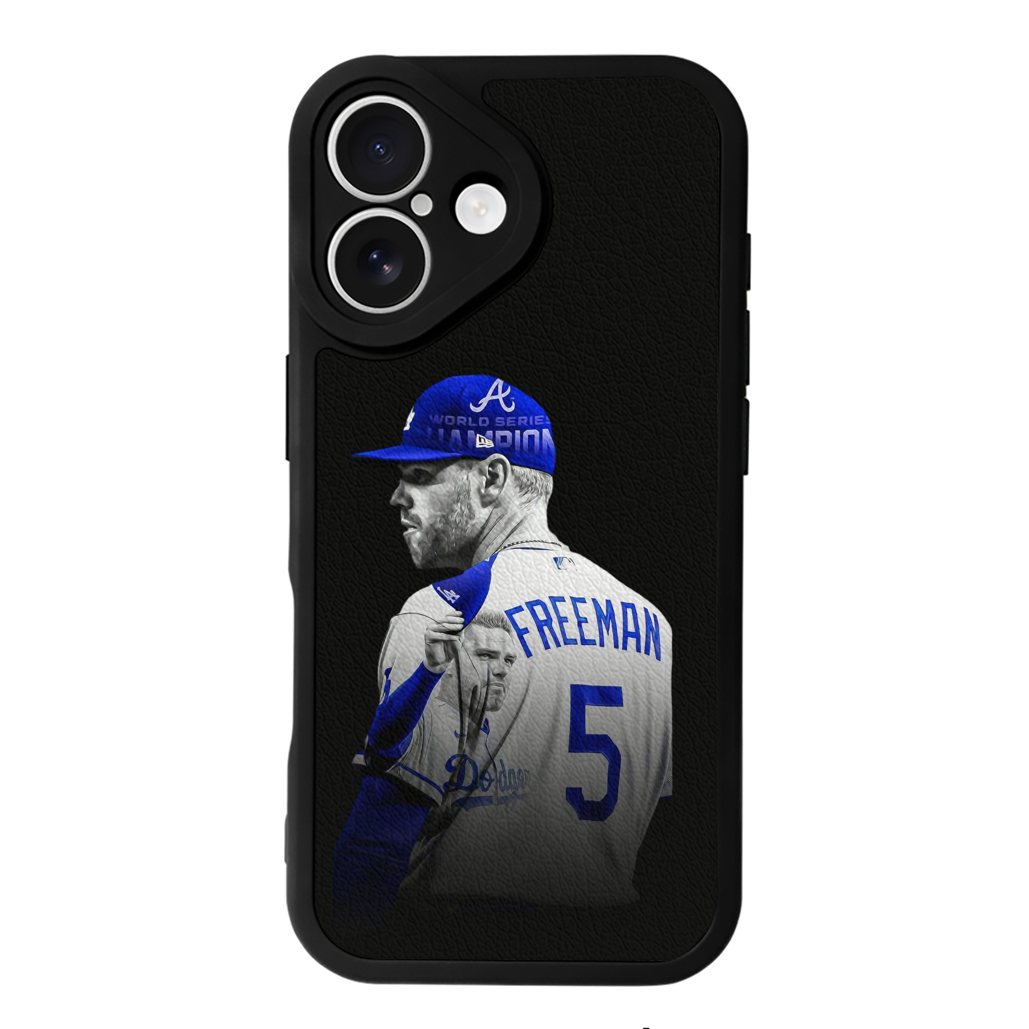  IPhone 16 Silicone Leather Case – UV Print, Lambskin Texture – Perfect Fit, Wireless Charging Compatible, Scratch Resistant, Precise Cutouts – Stylish Protection For IPhone 16